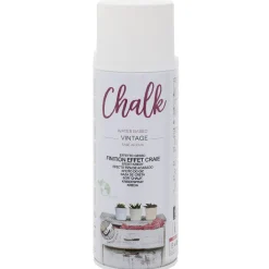 Peinture aérosol Chalk effet craie 400 ml Blanc cassé
