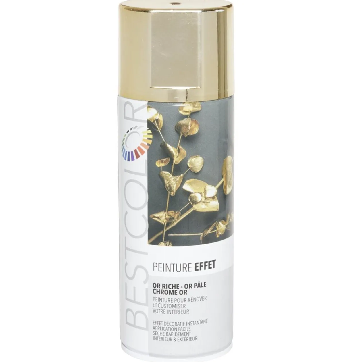 Peinture aérosol Chrome Doré 400 ml