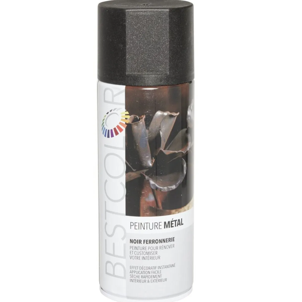 Peinture aérosol Noir Ferronnerie 400 ml < Gifi New