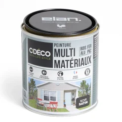 Peinture C'DÉCO tous supports 500ml noir satiné < Gifi Clearance