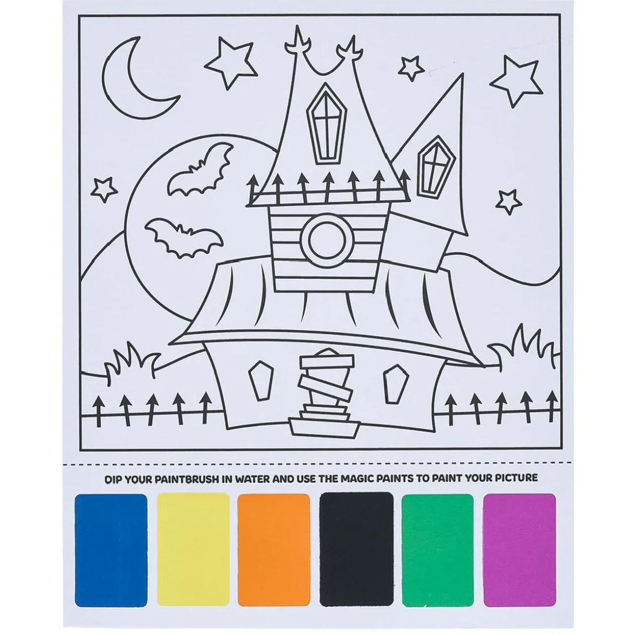 Peinture magique motif Halloween
