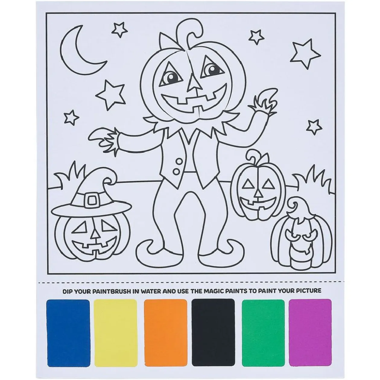 Peinture magique motif Halloween