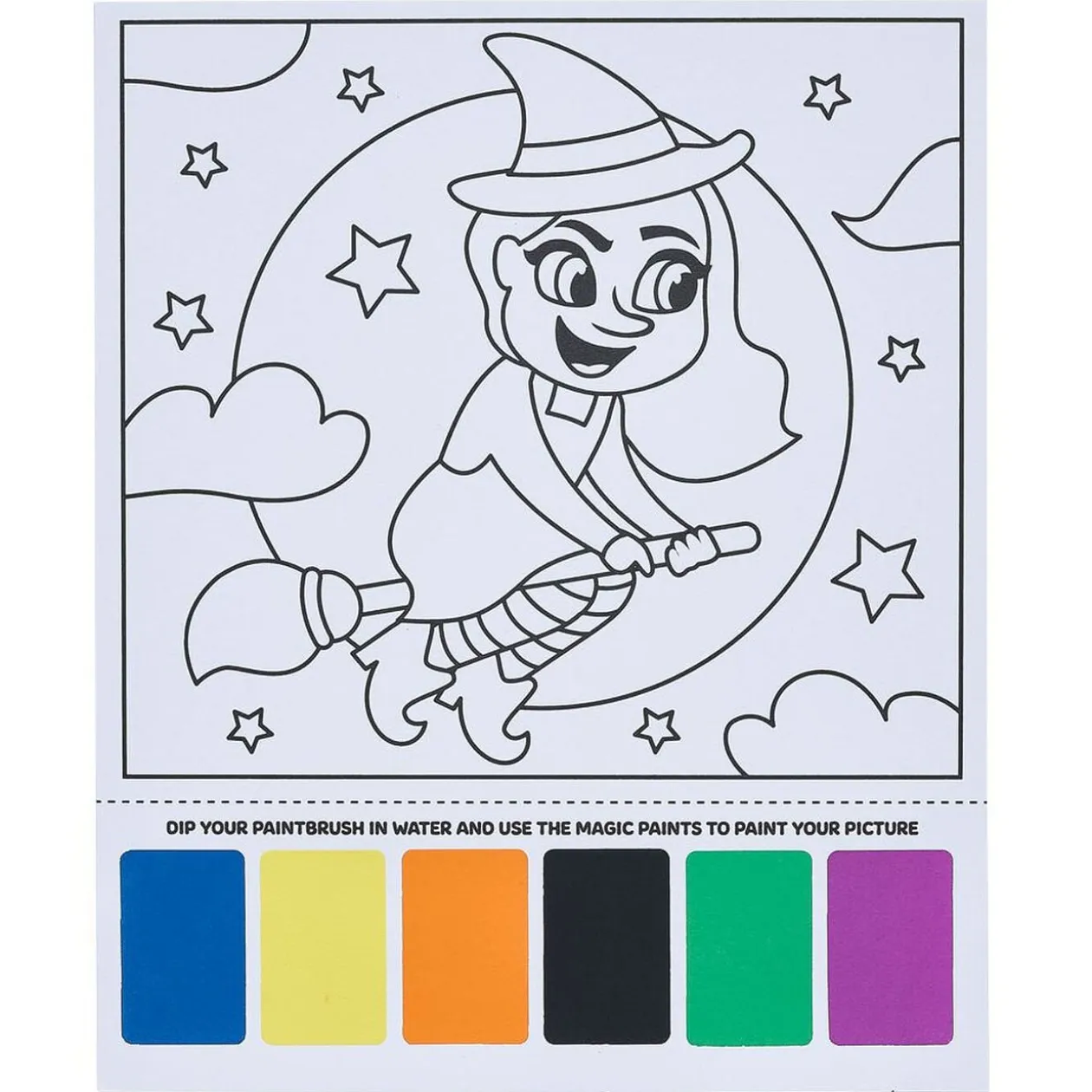 Peinture magique motif Halloween