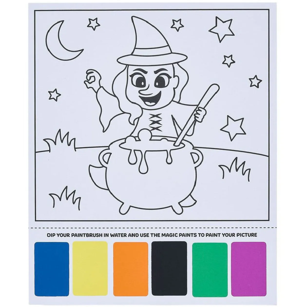 Peinture magique motif Halloween