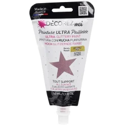 Peinture paillette rose 80ml < Gifi Sale