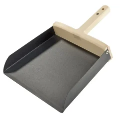 Pelle balayette manche bambou et métal noir 31,5x23,5xH4cm < Gifi Hot
