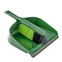 Pelle balayette XXL plastique vert 22x31cm