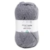 Pelote de fil à tricoter acrylique gris anthracite 100Gr < Gifi Online