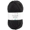 Pelote de fil à tricoter acrylique noir 100Gr < Gifi Best