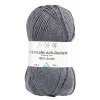 Pelote de fil à tricoter acrylique anti bouloche gris anthracite