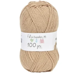 Pelote de fil à tricoter beige < Gifi Clearance