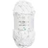 Pelote de fil à tricoter chenille blanc 120m < Gifi Outlet