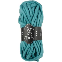 Pelote de laine 200g 17M turquoise < Gifi New