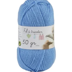 Pelote fil à tricoter acrylique 50g < Gifi Discount