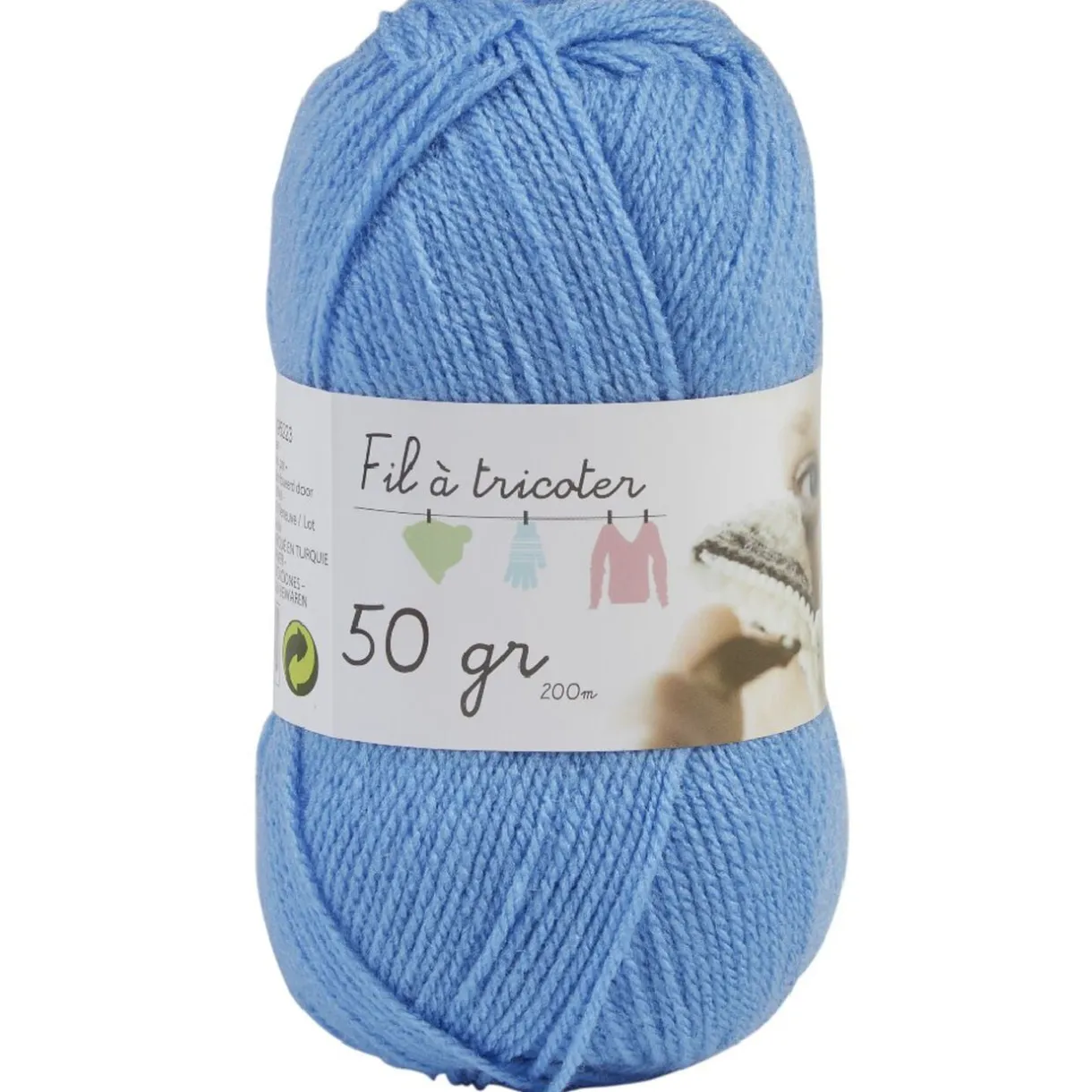Pelote fil à tricoter acrylique 50g < Gifi Discount