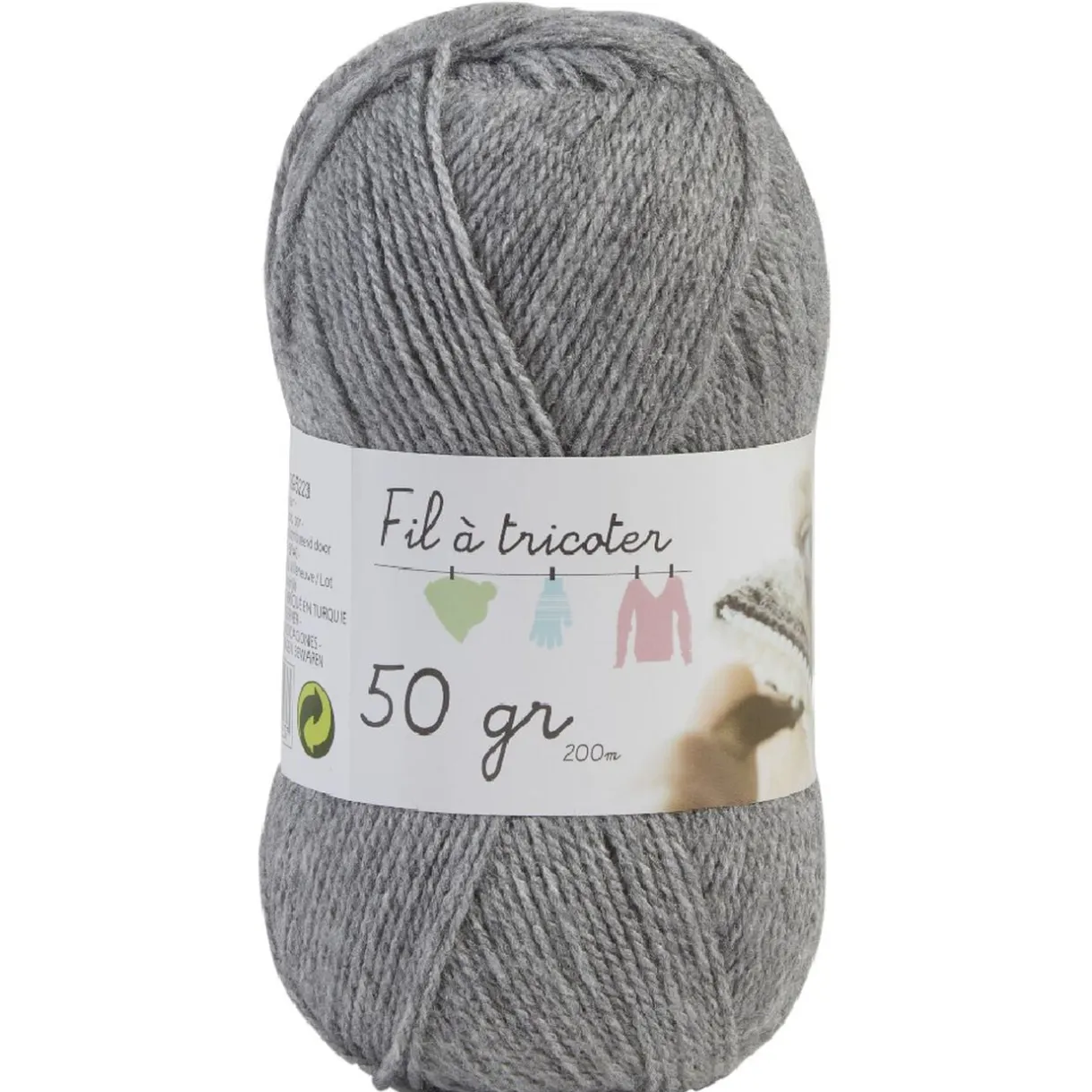 Pelote fil à tricoter acrylique 50g < Gifi Discount