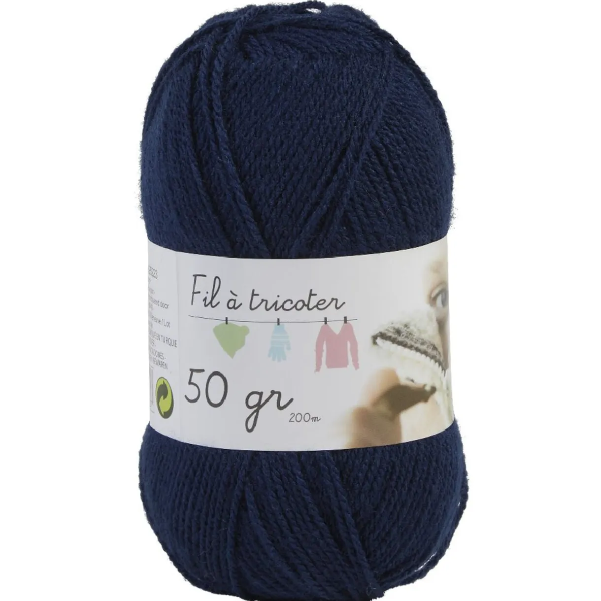 Pelote fil à tricoter acrylique 50g < Gifi Discount
