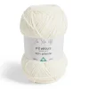 Pelote fil à tricoter 200m effet velours polyester écru 100g < Gifi New