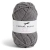 Pelote fil à tricoter 110m Salsa Cheval Blanc coton et acrylique gris 50g