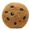 Peluche kawaii cookie marron Ø27cm