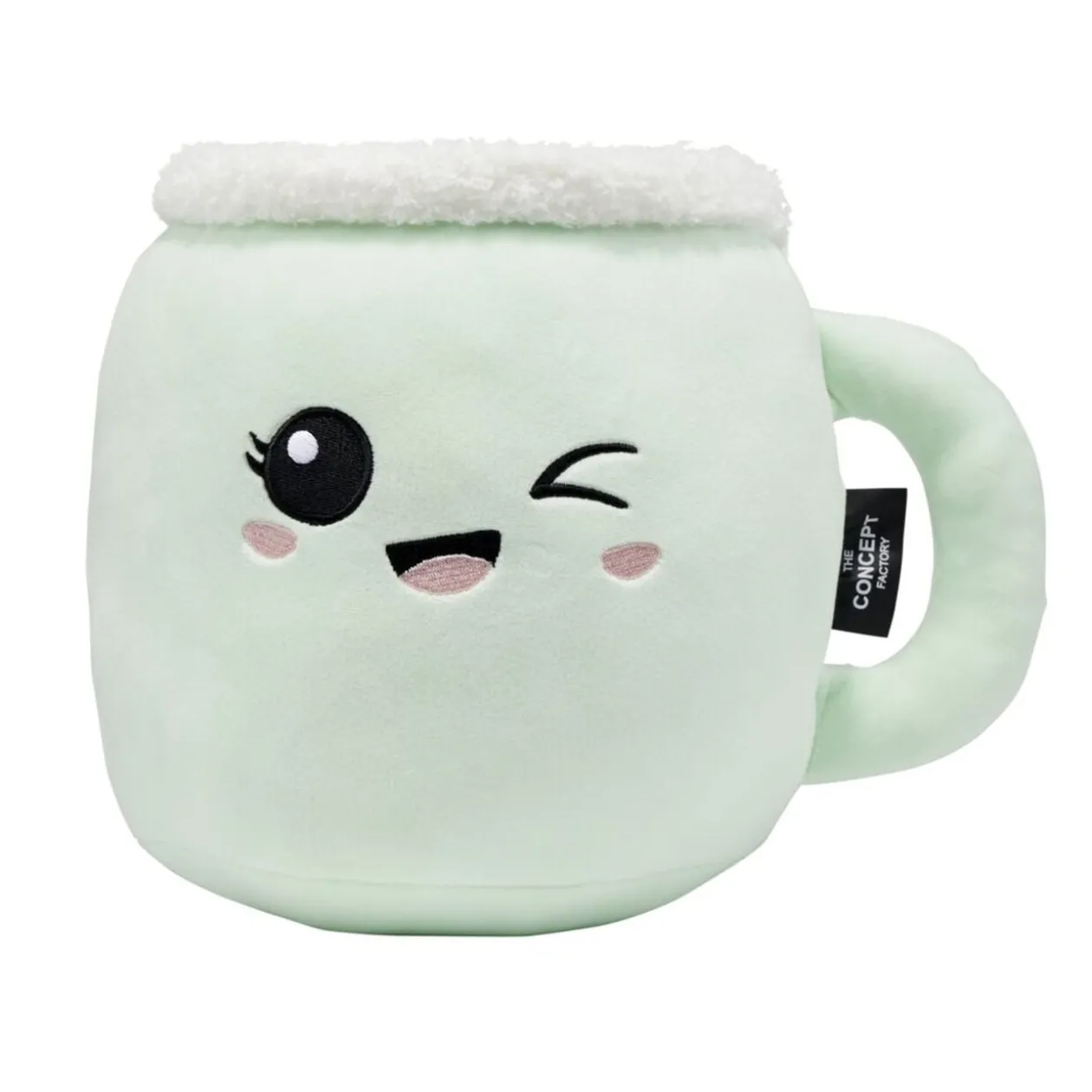 Peluche kawaii tasse blanche Ø27cm