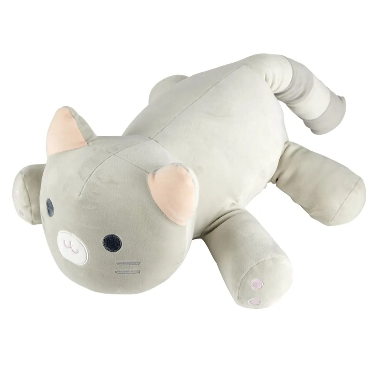 Peluche lestée animaux L43cm (3 modèles)