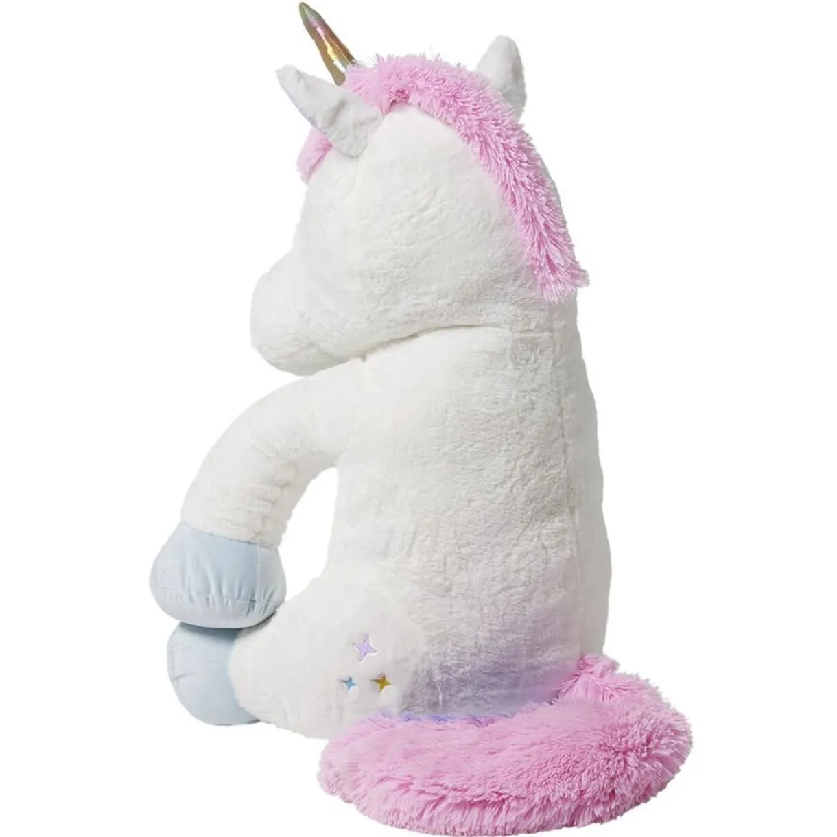Peluche licorne polyester 80x65x65cm blanc < Gifi Sale