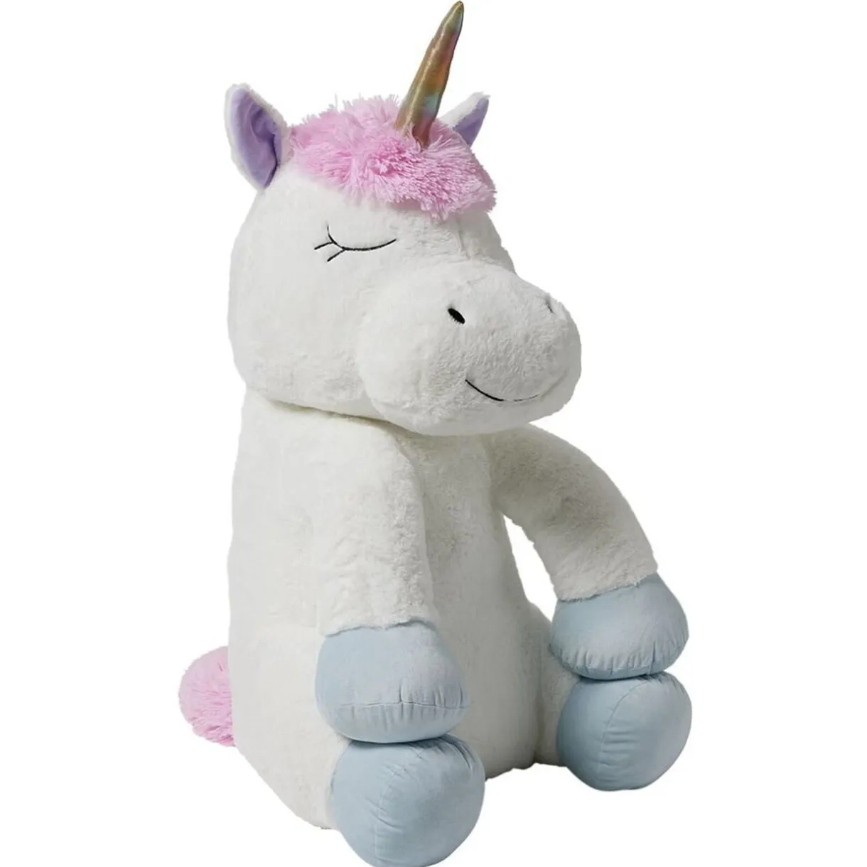 Peluche licorne polyester 80x65x65cm blanc < Gifi Sale