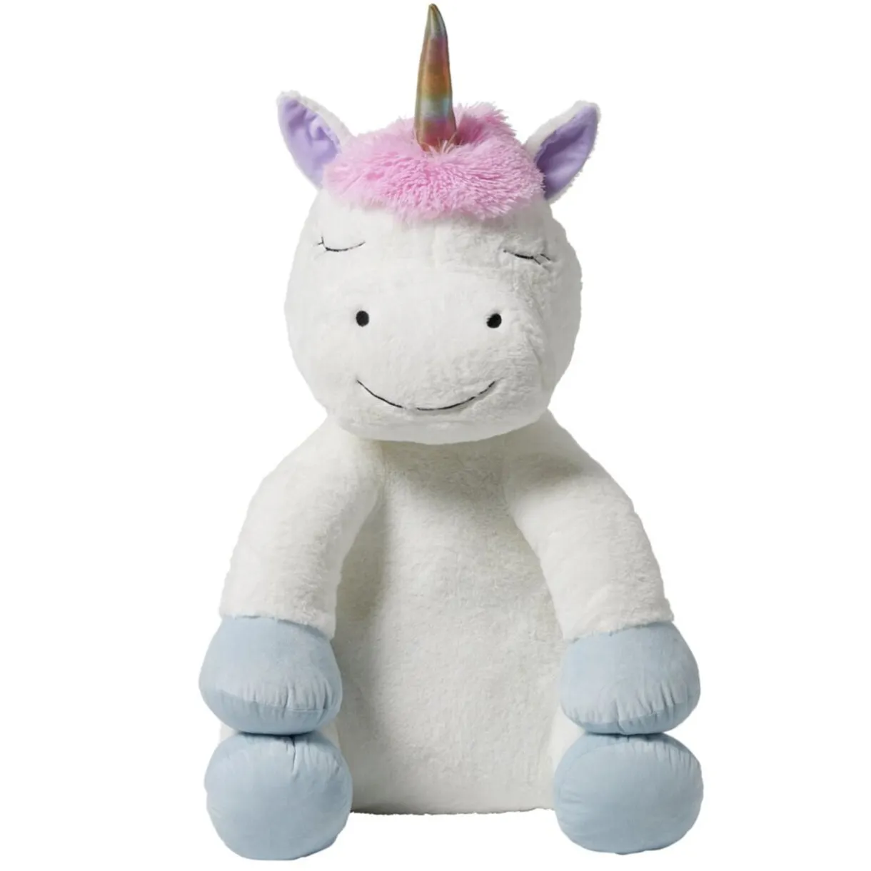 Peluche licorne polyester 80x65x65cm blanc < Gifi Sale
