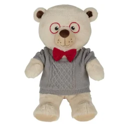 Peluche ours polyester beige H50cm < Gifi Outlet