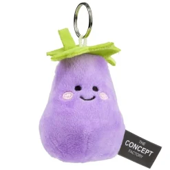 Peluche porte clé kawaii légume aubergine H9cm < Gifi