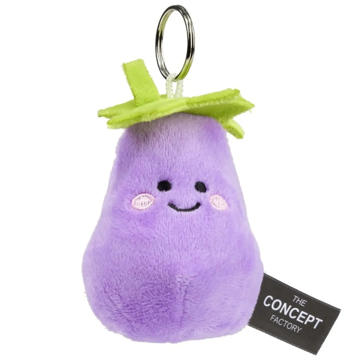Peluche porte clé kawaii légume aubergine H9cm < Gifi