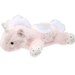 Peluche projecteur licorne veilleuse lumineuse polyester rose 35x20x15cm < Gifi