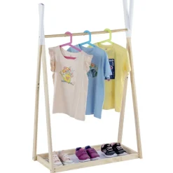 Penderie enfant en bois 78,5x39xH126cm