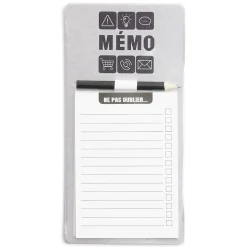 Pense-bête magnétique 50 feuilles mémo + crayon < Gifi Sale