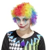 Perruque Halloween adulte clown multicolore < Gifi Hot