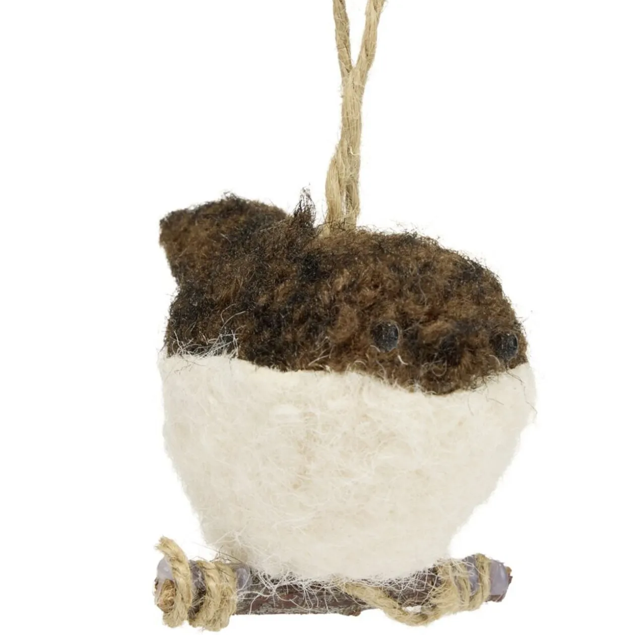 Personnage de Noël en feutrine à suspendre H9cm (4 modèles)