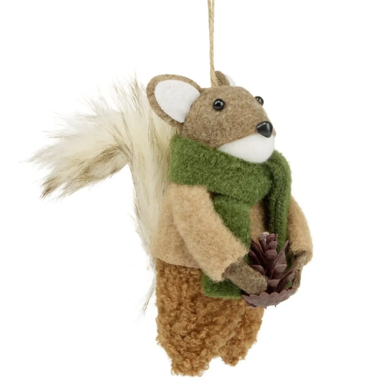 Personnage de Noël en feutrine à suspendre H9cm (4 modèles)