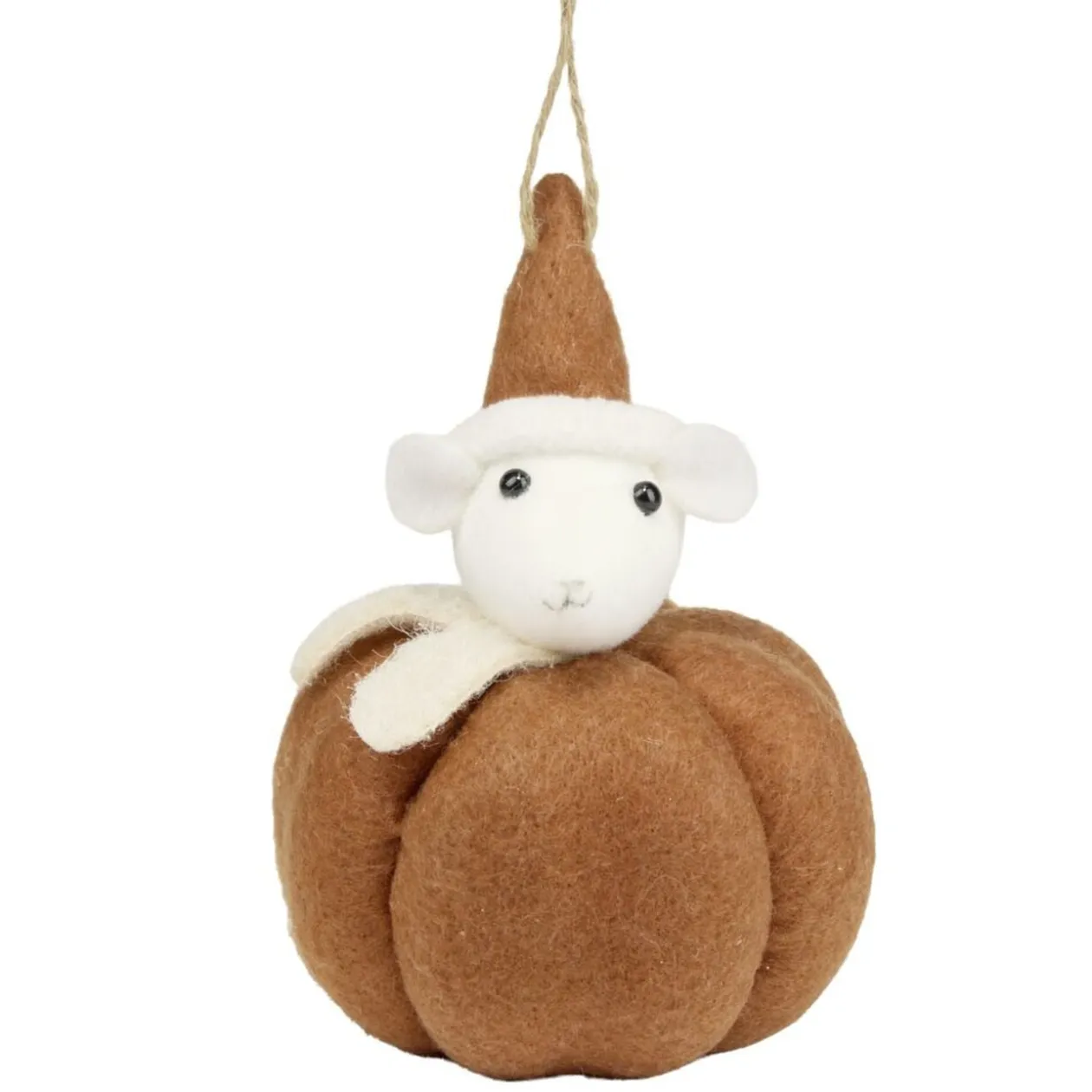 Personnage de Noël en feutrine à suspendre H9cm (4 modèles)