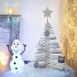 Personnage Olaf lumineux Disney La Reine des neiges 60 LED < Gifi Outlet