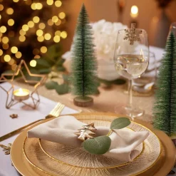 Petit sapin décoratif vert Ø6,5xH15cm < Gifi Outlet
