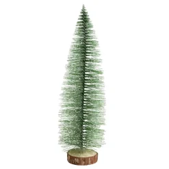 Petit sapin décoratif vert Ø6,5xH15cm < Gifi Outlet