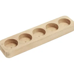 Photophore en bois pour 5 bougies < Gifi Outlet