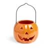 Photophore Halloween lanterne citrouille en céramique Ø10xH8cm < Gifi Online