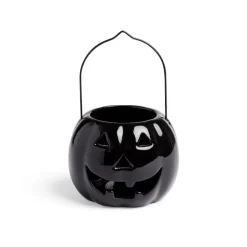 Photophore Halloween lanterne citrouille en céramique Ø10xH8cm < Gifi Online