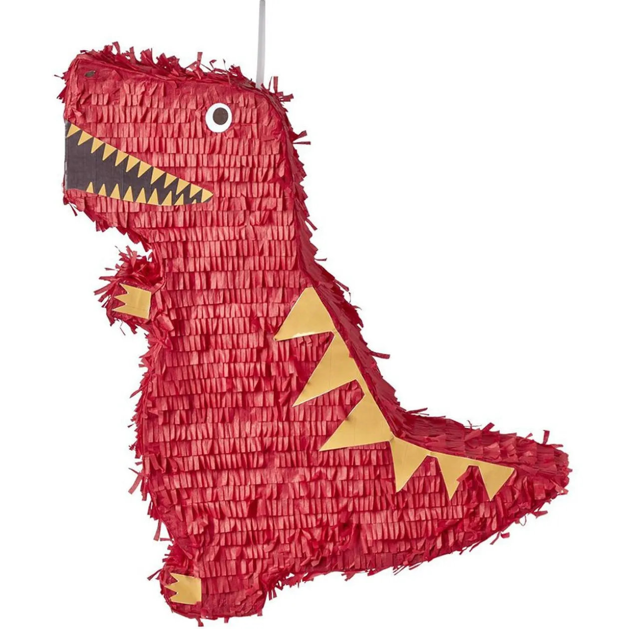 Piñata dinosaure rouge L50xl48xH10cm