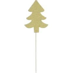 Pic en bois pour apéritif étoile et sapin x 18