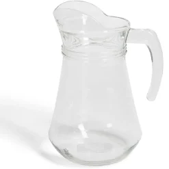 Pichet avec anse et bec verseur 1L verre transparent < Gifi Hot
