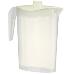 Pichet plastique 1,5L Bristol 15x10xH23cm (3 modèles)