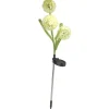 Pic solaire 3 fleurs LED blanc chaud H70cm < Gifi Outlet